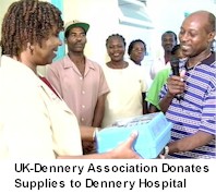 UK-Dennery Association Donates Supplies to Dennery Hospital