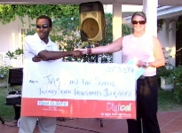 Device presents $27 Thousand sponsorship Cheque to Labowi Promotions