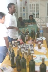 SEDU promoting small wine-making enterprise at Teatime Jazz