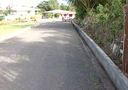 Newly constructed road at Palwi Drive in La Ressource