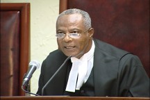 Chief Justice of the Eastern Caribbean Supreme Court Justice Hugh A Rawlins