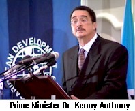 Prime Minister Dr. Kenny D. Anthony