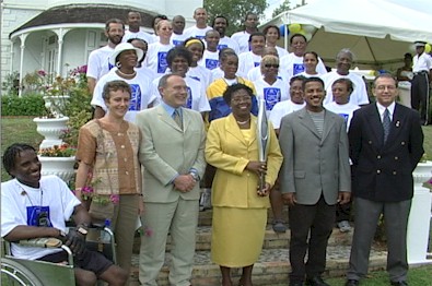 Queen's Jubilee Baton arrives in Saint Lucia