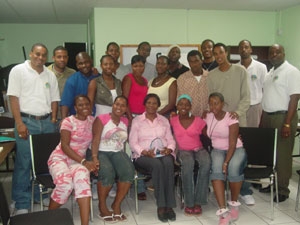 BELFund beneficiaries pose at the end of the first phase of their entrepreneurial training