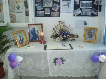 The small table welcomes condolences for a giant of a man - Rex Nettleford